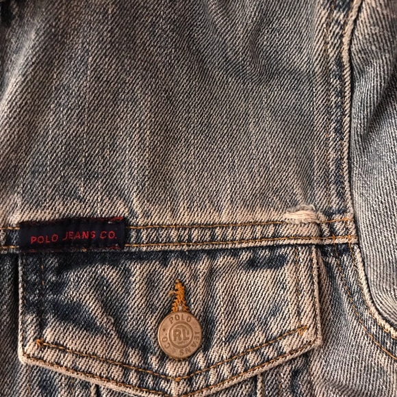 Petite Ralph Lauren cropped jean jacket - Picture 5 of 10